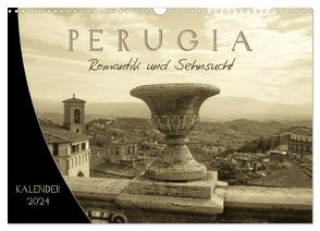 Perugia. Romantik und Sehnsucht. (Wandkalender 2024 DIN A3 quer), CALVENDO Monatskalender von Yerokhina,  Kateryna