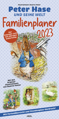 Peter Hase 2023 Familienplaner von Potter,  Beatrix