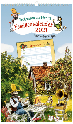 Pettersson und Findus Familienkalender 2021 von Nordqvist,  Sven