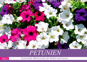 Petunien. Zauberhafte Blütenwunder für Balkon und Garten (Wandkalender 2022 DIN A3 quer) von Hurley,  Rose