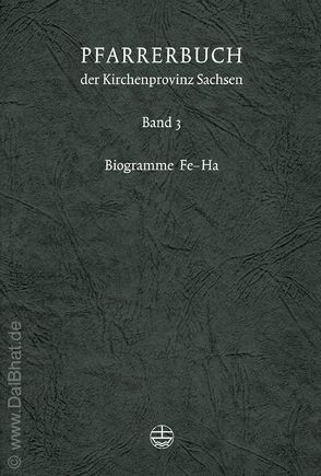 Pfarrerbuch der Kirchenprovinz Sachsen