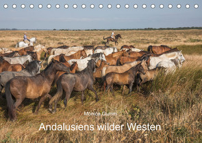 Pferde – Andalusiens wilder Westen (Tischkalender 2022 DIN A5 quer) von Gumm,  Monica