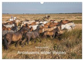 Pferde – Andalusiens wilder Westen (Wandkalender 2024 DIN A3 quer), CALVENDO Monatskalender von Gumm,  Monica