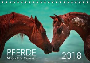 Pferde – Magdalena Strakova (Tischkalender 2018 DIN A5 quer) von Strakova,  Magdalena