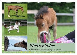 Pferdekinder – Fohlen haben ihren ganz eigenen Charme (Wandkalender 2024 DIN A2 quer), CALVENDO Monatskalender von Mielewczyk,  Barbara