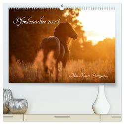 Pferdezauber 2024 (hochwertiger Premium Wandkalender 2024 DIN A2 quer), Kunstdruck in Hochglanz von Kauer Photography,  Max