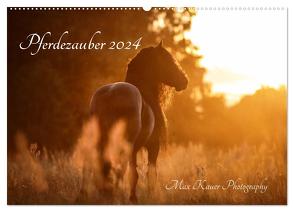 Pferdezauber 2024 (Wandkalender 2024 DIN A2 quer), CALVENDO Monatskalender von Kauer Photography,  Max