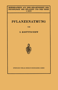 Pflanzenatmung von Kostytschew,  S., Ruhland,  W.