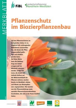 Pflanzenschutz im Biozierpflanzenbau von Billmann,  Bettina, Koller,  Martin, Terhoeven-Urselmans,  Andrea