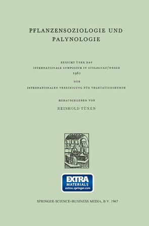 Pflanzensoziologie und Palynologie von Tüxen,  R.