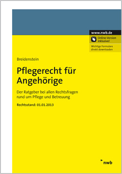 Pflegerecht für Angehörige von Breidenstein,  Christiane