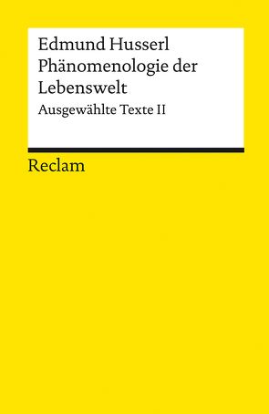 Phänomenologie der Lebenswelt von Held,  Klaus, Husserl,  Edmund, Luft,  Sebastian