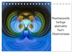 Phantasievolle farbige abstrakte Twirl-Illustrationen (Tischkalender 2024 DIN A5 quer), CALVENDO Monatskalender von MAKE MOMENTS - Andrea Wiechert,  PICTURES
