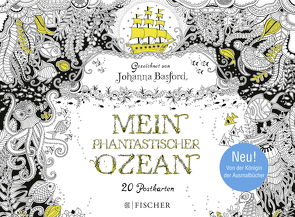 Phantastischer Ozean – Postkartenbuch von Basford,  Johanna