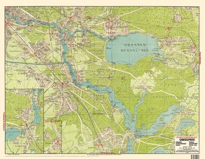 Pharus-Plan Berlin-Oberspree 1919 (Köpenick, Friedrichshagen, Erkner, Grünau, Gosen)