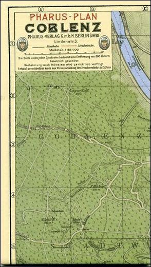 Pharus-Plan Coblenz 1911