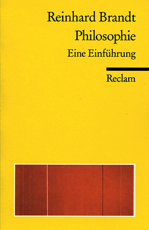 Philosophie von Brandt,  Reinhard