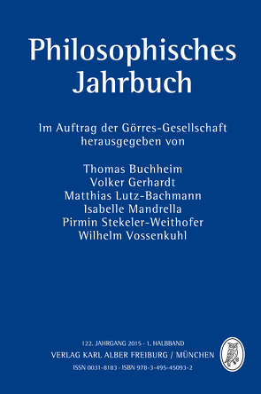 Philosophisches Jahrbuch von Buchheim,  Thomas