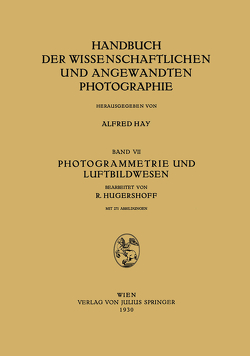 Photogrammetrie und Luftbildwesen von Hugershoff,  NA