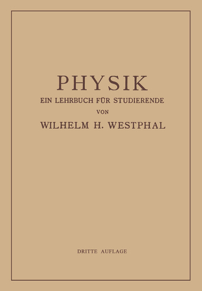 Physik von Westphal,  Wilhelm Heinrich