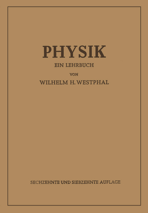 Physik von Westphal,  Wilhelm Heinrich