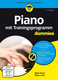 Piano mit Trainingsprogramm für Dummies von Fehn,  Oliver, Neely,  Blake