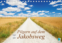 Pilgern auf dem Jakobsweg (Tischkalender 2021 DIN A5 quer) von CALVENDO