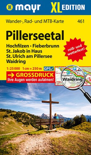 Mayr Wanderkarte Pillerseetal XL 1:25.000 von KOMPASS-Karten GmbH