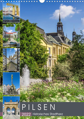 PILSEN Historisches Stadtherz (Wandkalender 2022 DIN A3 hoch) von Viola,  Melanie