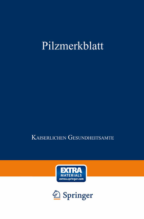 Pilzmerkblatt von Julius Springer