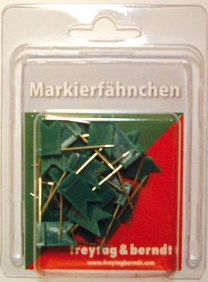 Pin Fähnchen grün von Freytag-Berndt und Artaria KG