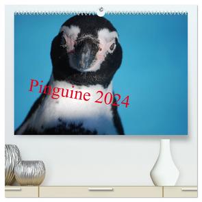 Pinguine 2024 (hochwertiger Premium Wandkalender 2024 DIN A2 quer), Kunstdruck in Hochglanz von Groos,  Ilka