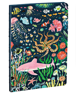 Pink Shark A5 Notizbuch