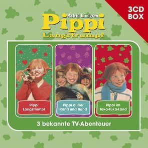 Pippi Langstrumpf – 3CD Hörspielbox von Harun,  Helmut, Lindgren,  Astrid, Riedel,  Georg