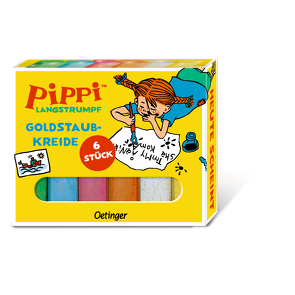 Pippi Langstrumpf. Goldstaubkreide von Lindgren,  Astrid, Vang Nyman,  Ingrid