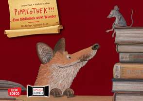 Pippilothek??? Eine Bibliothek wirkt Wunder. Kamishibai Bildkartenset von Pauli,  Lorenz, Schärer,  Kathrin