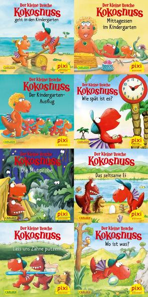 Pixi-8er-Set 288: Der kleine Drache Kokosnuss und seine Freunde (8×1 Exemplar) von Diverse