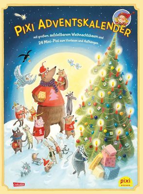 Pixi Adventskalender mit Weihnachtsbaum 2018 von Diverse, Henn,  Astrid, Pöter,  Andrea, Reimers,  Silke, Zöller,  Markus