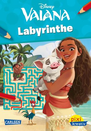 Pixi kreativ 128: VE 5 Disney – Vaiana (5 Exemplare) – Labyrinthe von Disney