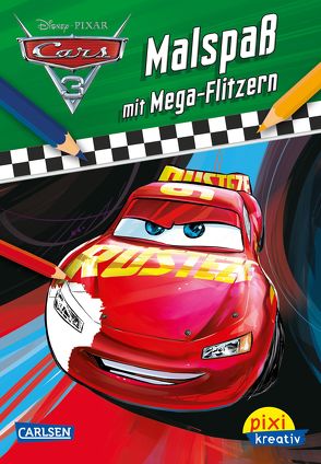 Pixi kreativ 110: Disney Cars 3 – Malspaß mit Mega-Flitzern