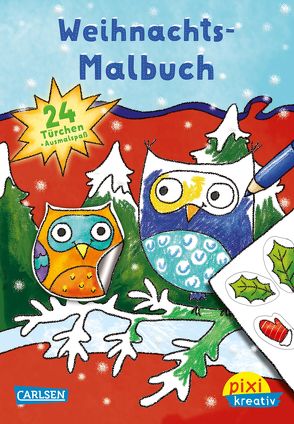 Pixi kreativ 91: Weihnachts-Malbuch mit 24 Stickern von Reimers,  Silke