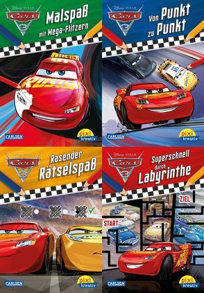 Pixi kreativ 4er-Set 29: Disney: Cars 3 (4×1 Exemplar)