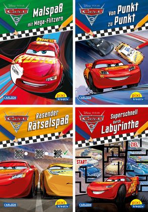 Pixi-kreativ-Box 29: Disney: Cars 3 (4×7 Exemplare)