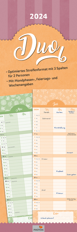 Planer „DUO“ Kalender 2024 von PHOTON Verlag