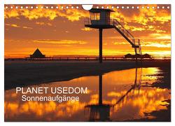 PLANET USEDOM Sonnenaufgänge (Wandkalender 2024 DIN A4 quer), CALVENDO Monatskalender von FOTO henry böhm,  DAS