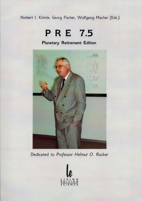 Planetary Retirement Edition Pre 7.5 von Bauer,  Siegfried, Baumjohann,  Wolfgang, Biemat,  Helfried, Boudjada,  Mohammed, Fischer,  Georg, Gubchenko,  Vladimir M., Gürnett,  Don, Hanslmeier,  Arnold, Kaiser,  Mike, Kodaschenko,  Maxim, Kömle,  Norbert, Kömle,  Norbert I., Konovalenko,  Alexander A, Kurth,  Bill, Lammert,  Helmut, Macher,  Wolfgang, Mann,  Gottfried, Panchenko,  Mykhaylo, Zarka,  Philippe