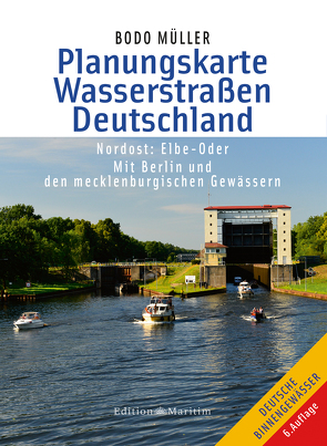 Planungskarte Wasserstraßen Deutschland Nordost von Müller,  Bodo