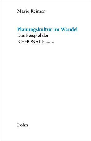 Planungskultur im Wandel von Reimer,  Mario