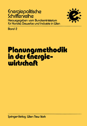 Planungsmethodik in der Energiewirtschaft von Satzinger,  Heinz