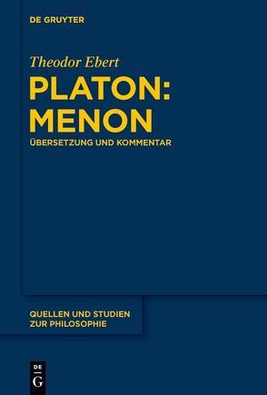 Platon: Menon von Ebert,  Theodor